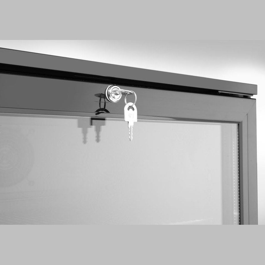 Arktic Bar-Kühlschrank 1-türig 86 l – Schwarz, pulverbeschichtet