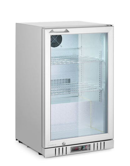 Arktic Bar-Kühlschrank 1-türig 75 l – Silber, Alu-Innenraum