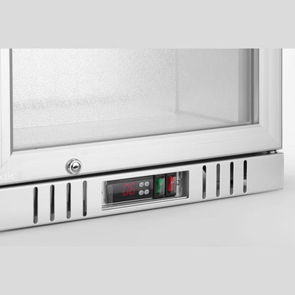 Arktic Bar-Kühlschrank 1-türig 75 l – Silber, Alu-Innenraum