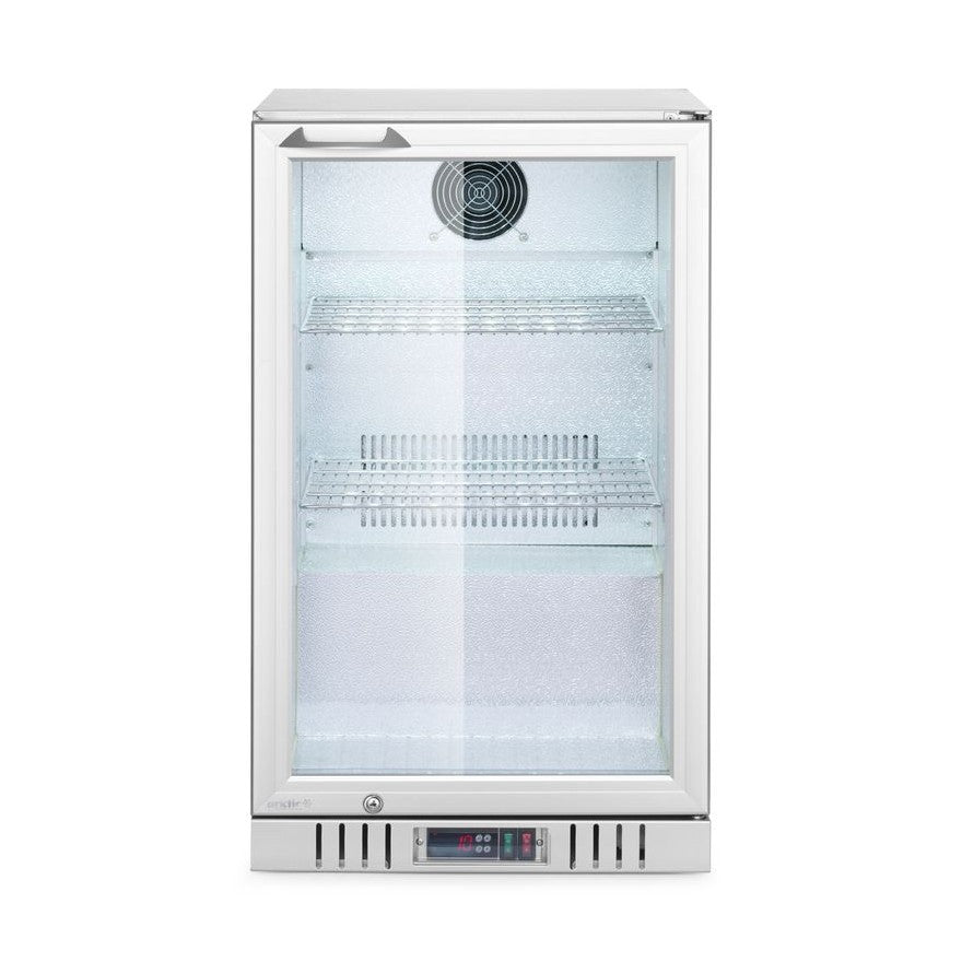 Arktic Bar-Kühlschrank 1-türig 75 l – Silber, Alu-Innenraum