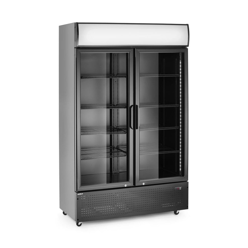 Arktic Backbar-Kühlschrank 2-türig – 512 L, LED-Blende