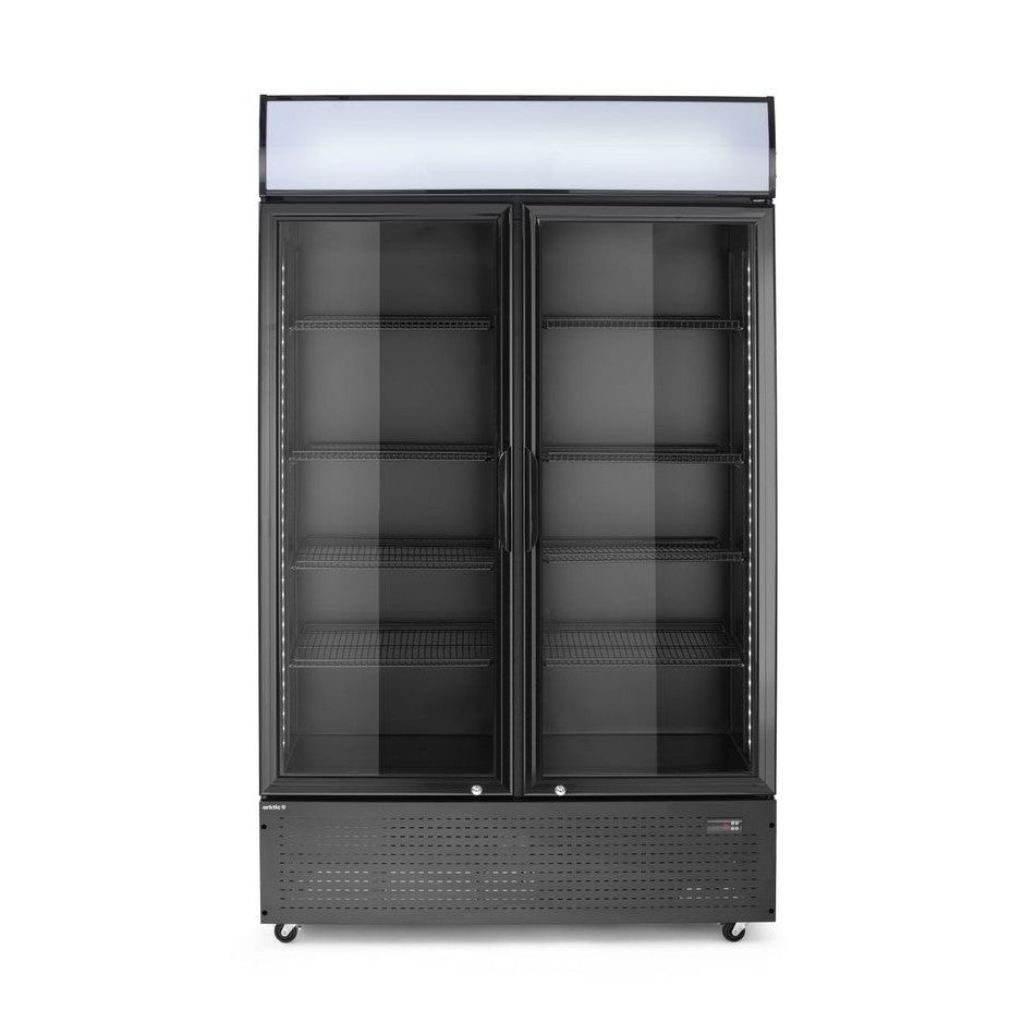 Arktic Backbar-Kühlschrank 2-türig – 512 L, LED-Blende