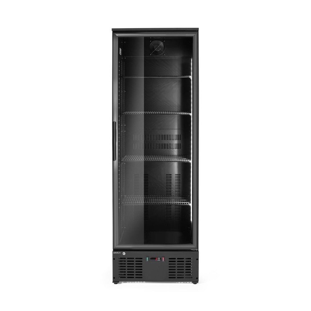 Arktic Bar-Kühlschrank 1-türig hoch 243 l – Schwarz, pulverbeschichtet