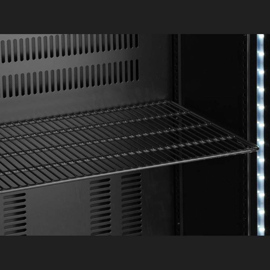 Arktic Bar-Kühlschrank 1-türig hoch 243 l – Schwarz, pulverbeschichtet