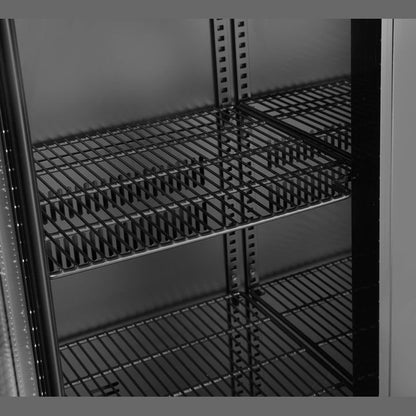 Arktic Bar-Kühlschrank 2-türig hoch 477 l – Schwarz, pulverbeschichtet