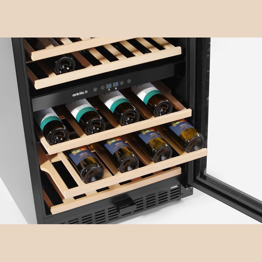 Arktic Weinkühlschrank 2 Zonen – 46 Flaschen, 137 l