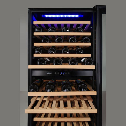 Arktic Weinkühlschrank 2 Zonen – 124 Flaschen, 265 l