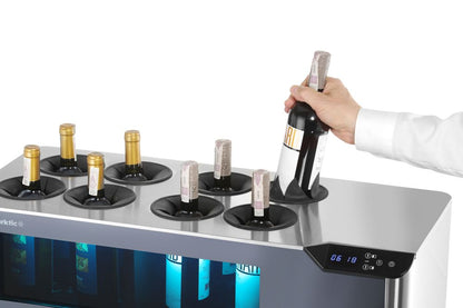 Arktic Theken-Weinkühler Cellar 2 Zonen – 8 Flaschen, 3–18 °C