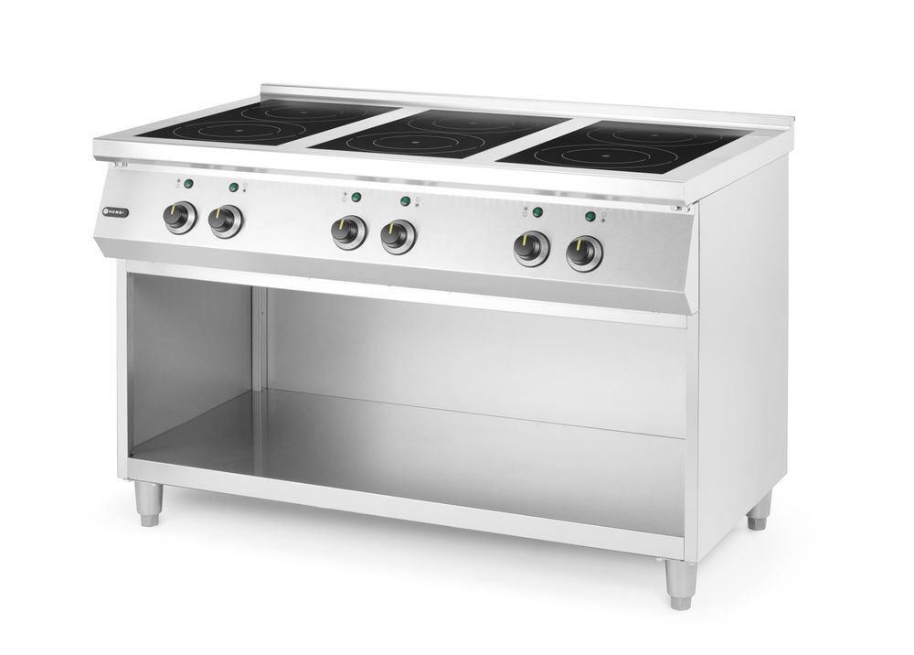 HENDI Induktionsherd 6 Kochfelder – 25,5 kW, 400 V