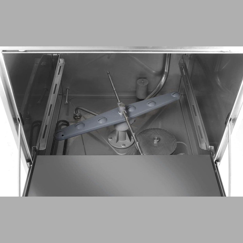 Geschirrspüler 50x50 - elektronische Steuerung, HENDI, 400V/6600W, 576x645x H 837mm HENDI