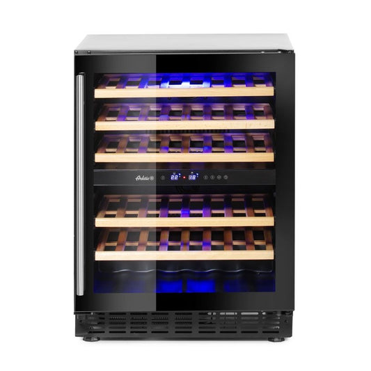 Weinkühlschrank, 2 Zonen, 46 Flaschen, Arktic, 133L, 220-240V/90W, 595x646x H 830mm Arktic