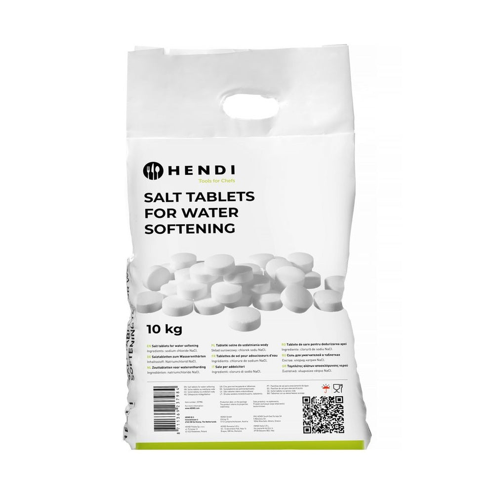 HENDI Salztabletten zur Wasserenthärtung – 10 kg, EN 973 Typ A