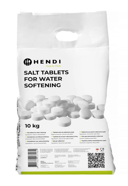HENDI Salztabletten zur Wasserenthärtung – 10 kg, EN 973 Typ A