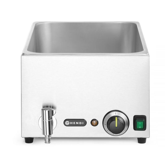 Bain-Marie HENDI Ranger mit Ablasshahn, HENDI, GN 1/1, 230V/1000W, 576x334x H 241mm HENDI