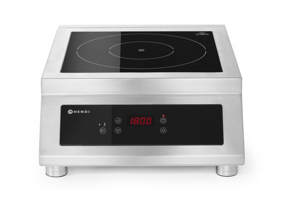 HENDI Induktionskocher Profi Line 5000 D – 5000 W, 400 V