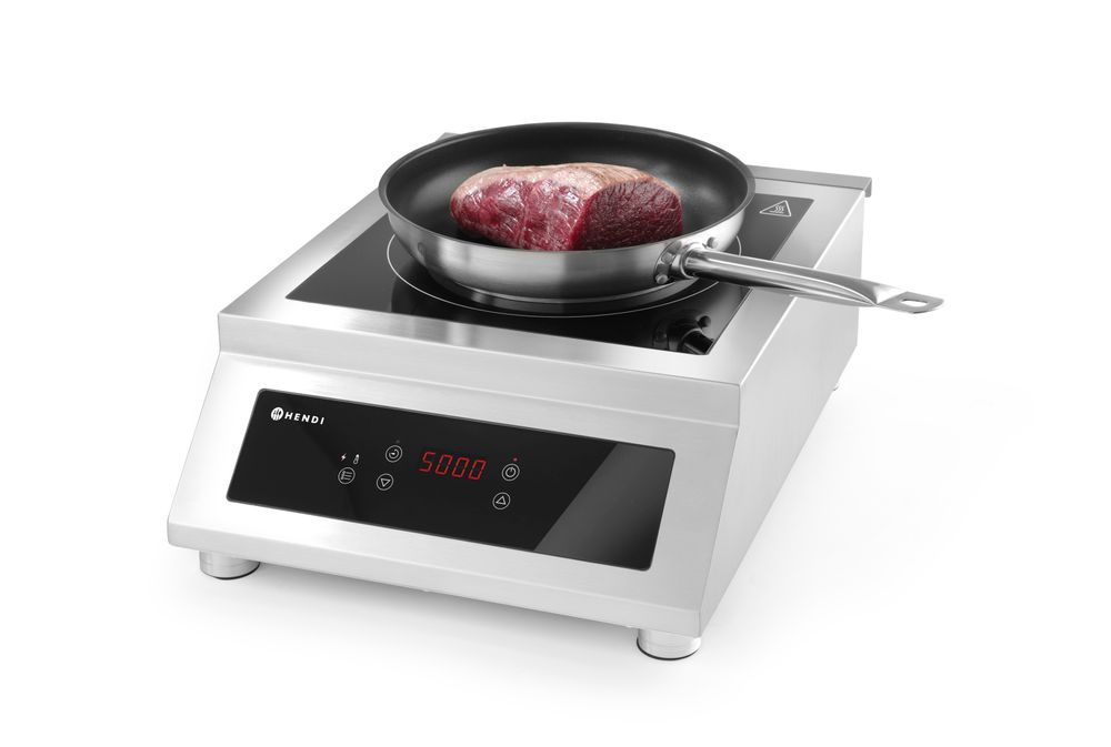 HENDI Induktionskocher Profi Line 5000 D – 5000 W, 400 V