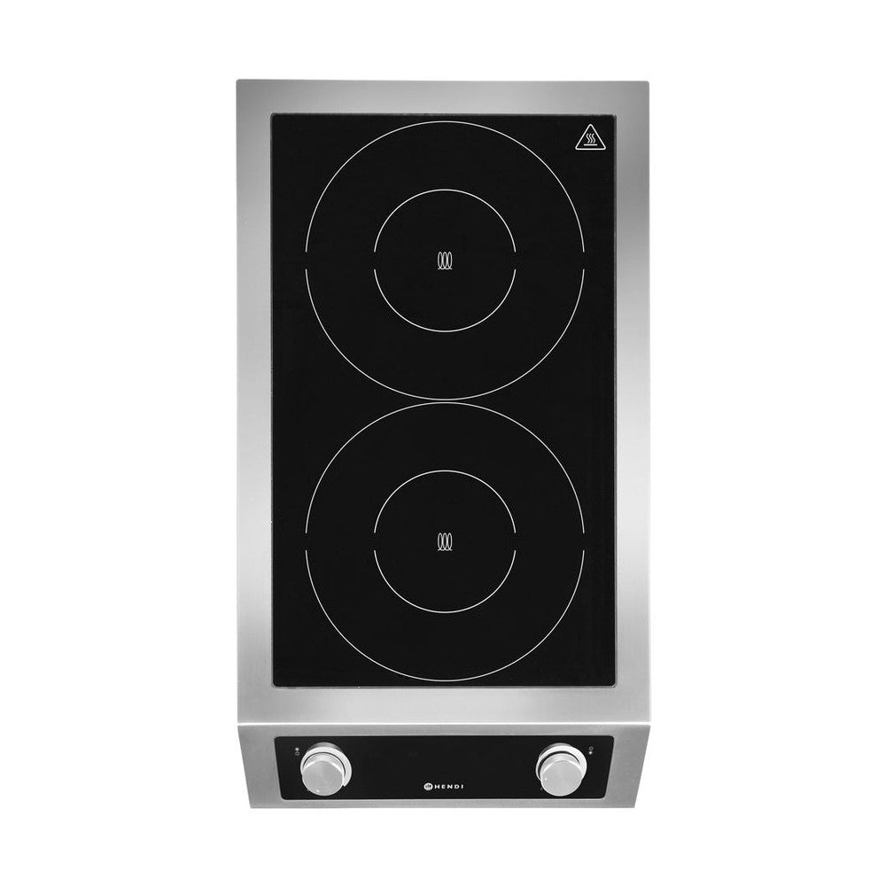 HENDI Induktionskocher Profi Line 7000 – 2 Kochfelder, 7000 W HENDI