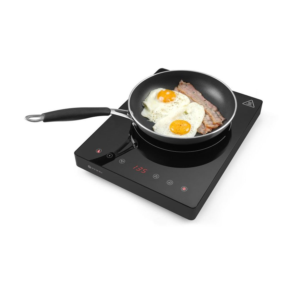 HENDI Induktionskocher Kitchen Line 2000W – 230 V, mit Timer HENDI