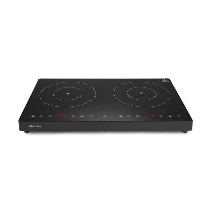 HENDI Induktionskocher doppelt Kitchen Line – 2 Zonen, 3500 W HENDI