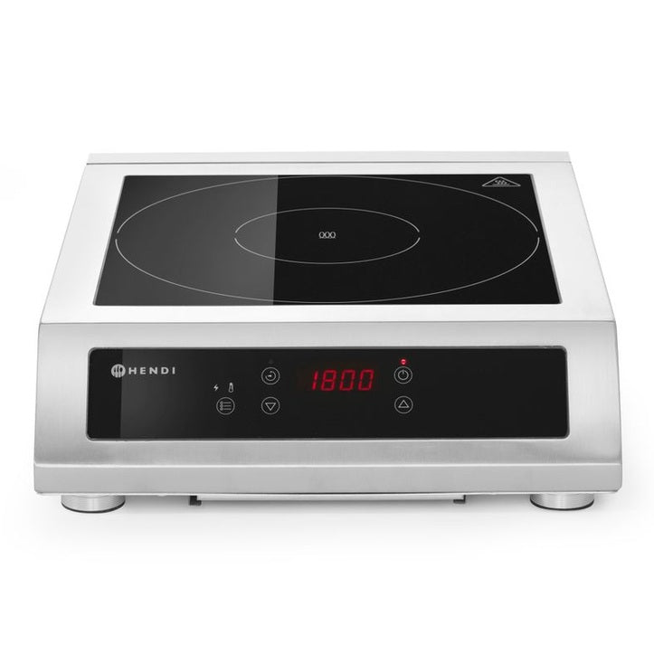 HENDI Induktionskocher Profi Line 3500 D XL – 3500 W, Touch HENDI