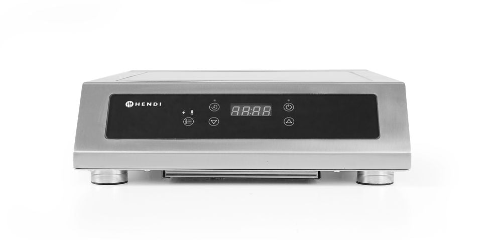 HENDI Induktionskocher Profi Line 3500 D XL – 3500 W, Touch