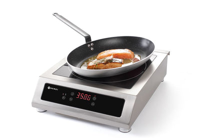 HENDI Induktionskocher Profi Line 3500 D XL – 3500 W, Touch