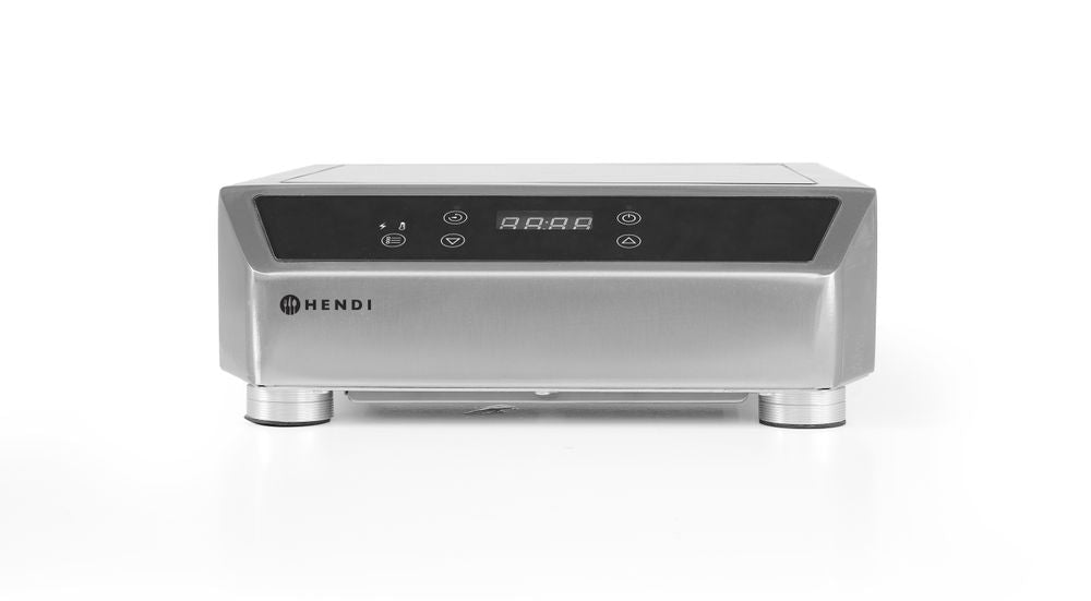 HENDI Induktionskocher Profi Line 3500 D – 3500 W, Touch HENDI