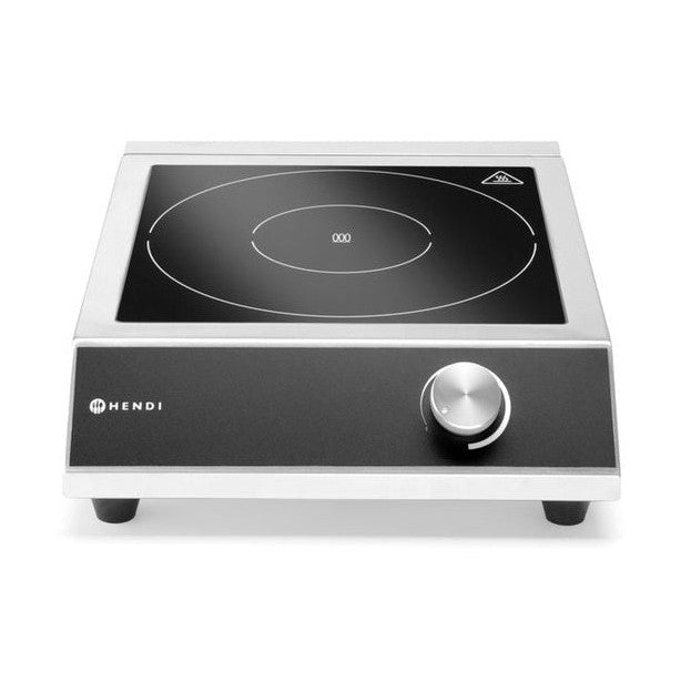 HENDI Induktionskocher Profi Line 3500 M – 3500 W, Drehknopf HENDI