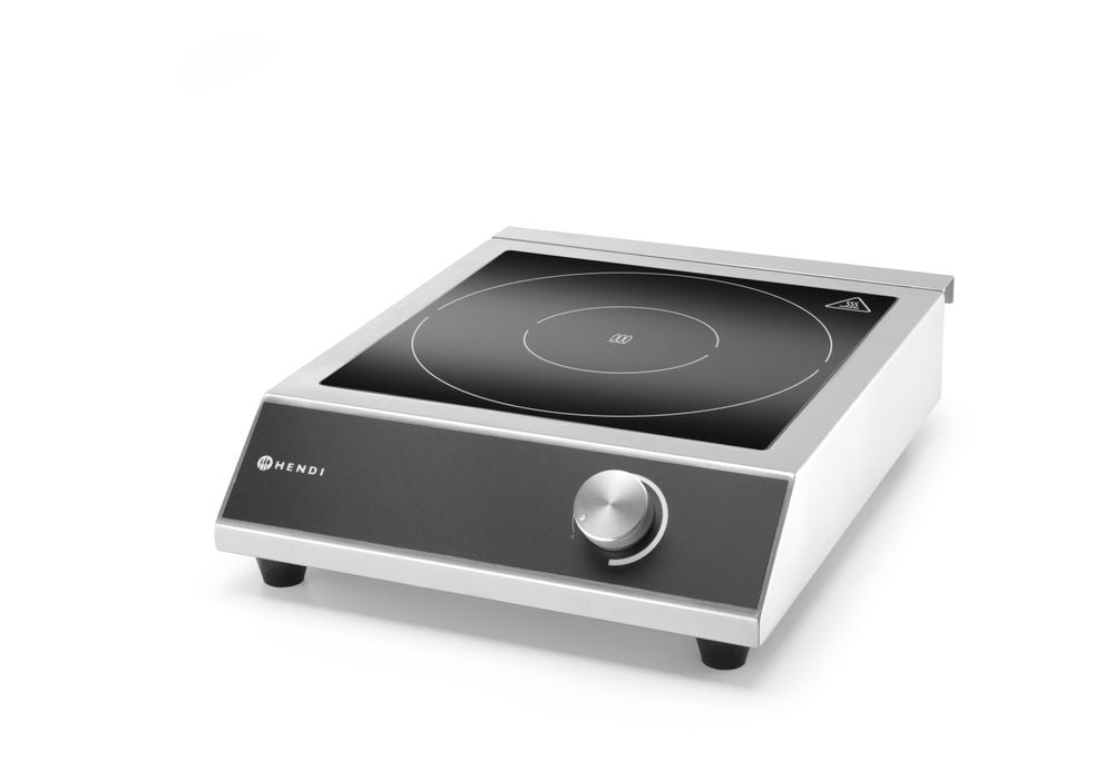 HENDI Induktionskocher Profi Line 3500 M – 3500 W, Drehknopf