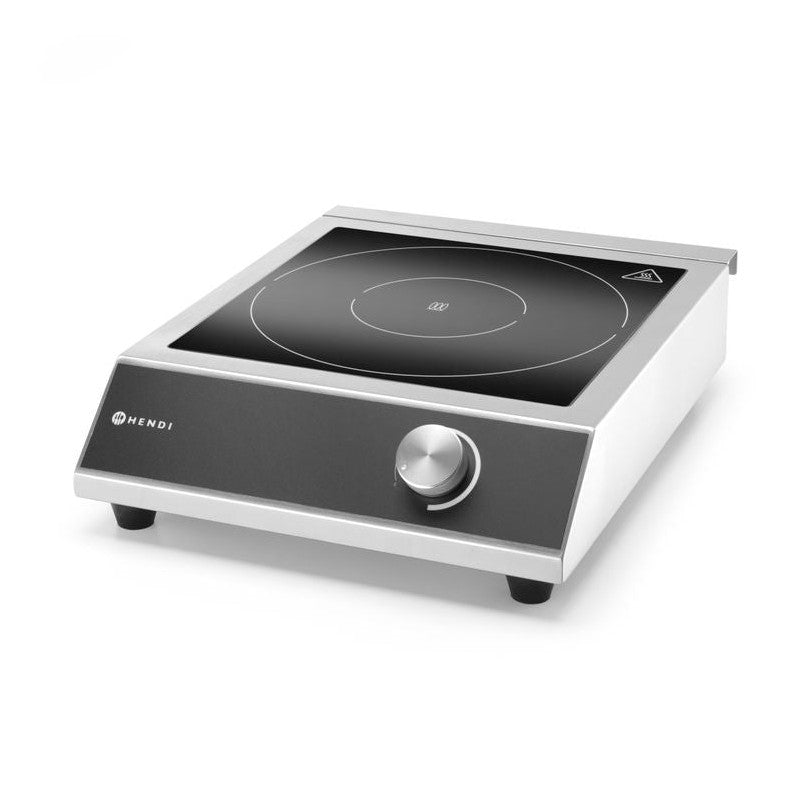 HENDI Induktionskocher Profi Line 3500 M – 3500 W, Drehknopf HENDI