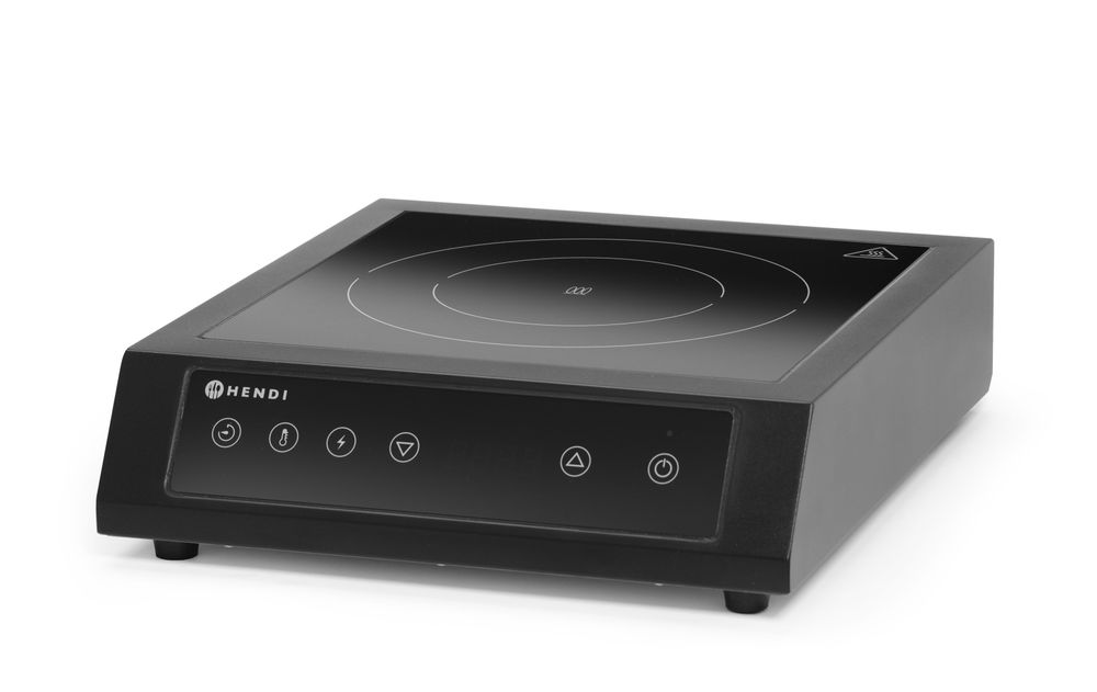 HENDI Induktionskocher 3500 D XL – 3,5 kW, Schwarz