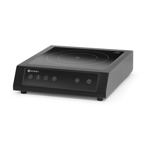 HENDI Induktionskocher 3500 D XL – 3,5 kW, Schwarz