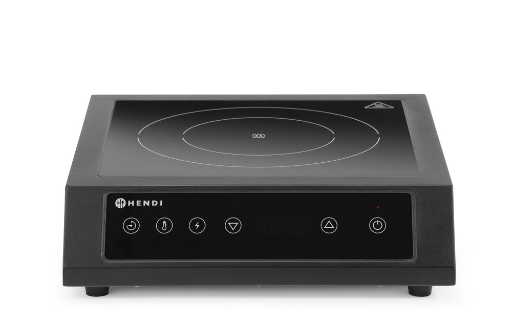 HENDI Induktionskocher 3500 D XL – 3,5 kW, Schwarz