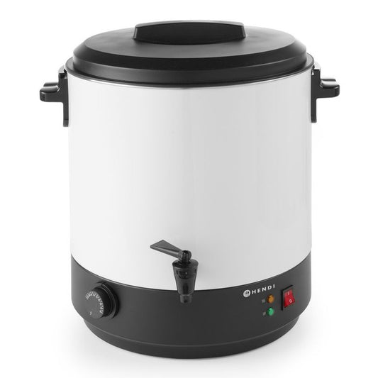 Heißgetränkespender, HENDI, 25L, Weiß, 230V/2500W, 435x441x H 500mm HENDI