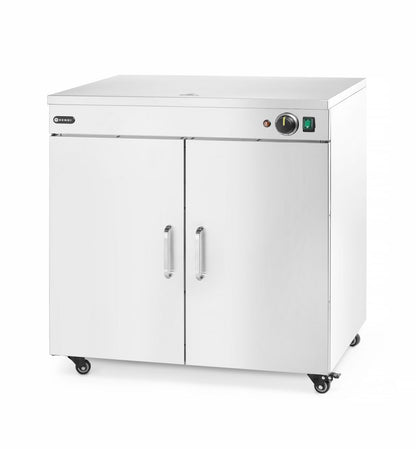 HENDI Tellerwärmer doppelt – 108 Teller ⌀ 24 cm, 800 W