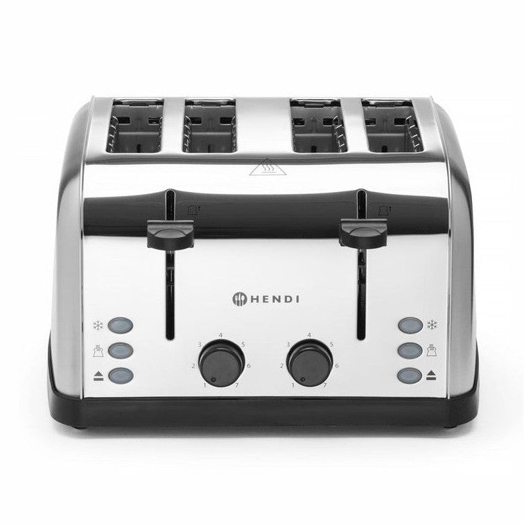 HENDI Toaster 4-fach – 2 Heizzonen, 1500 W HENDI