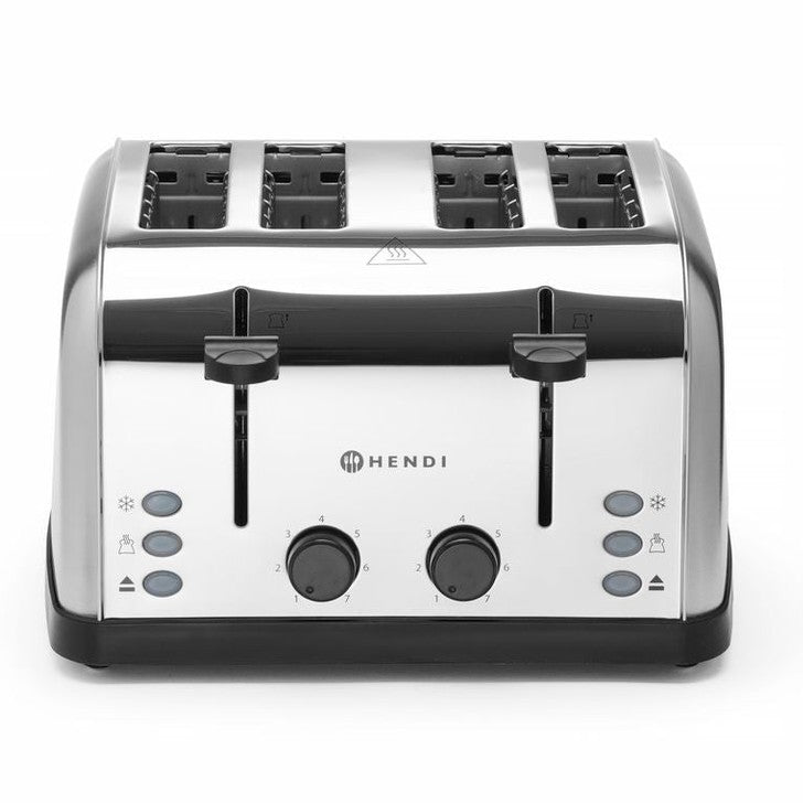 Toaster 4-fach, HENDI, 240V/1500W, 295x335x H 180mm HENDI