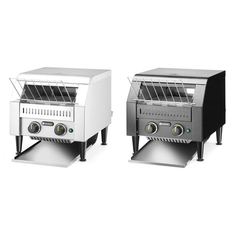 HENDI Durchlauftoaster doppelt, schwarz – 2 Reihen, 2240 W HENDI