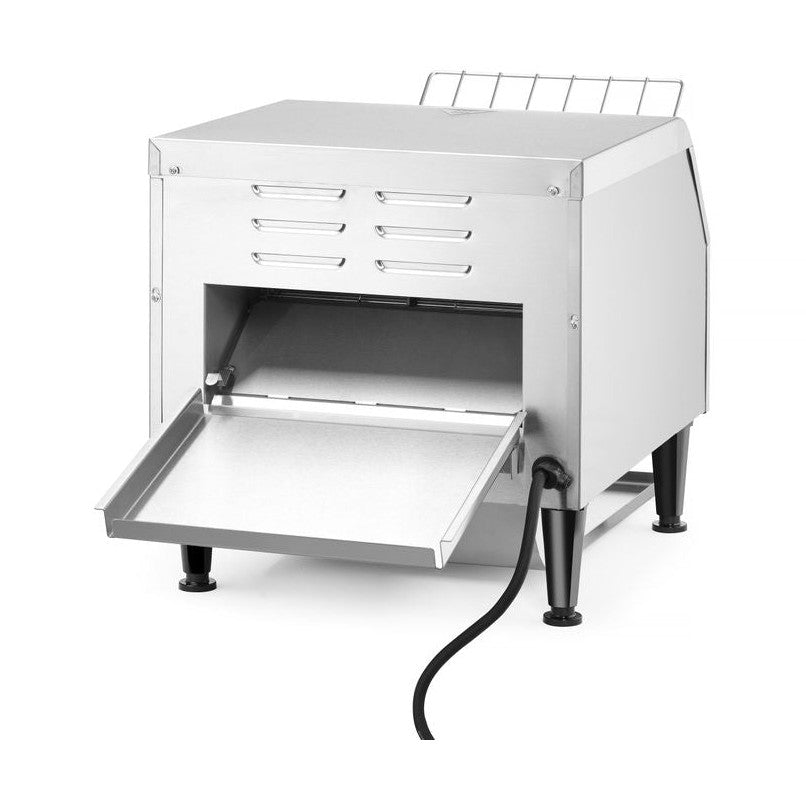HENDI Durchlauftoaster doppelt, silber – 2 Reihen, 2240 W HENDI