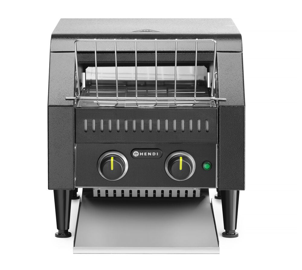HENDI Durchlauftoaster doppelt, schwarz – 2 Reihen, 2240 W HENDI