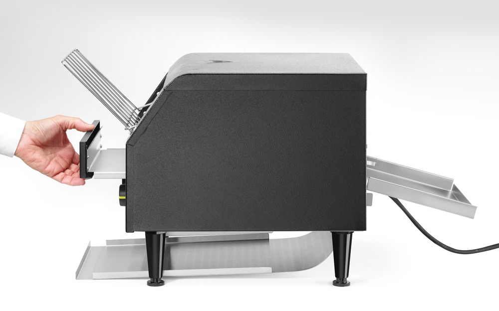 HENDI Durchlauftoaster doppelt, schwarz – 2 Reihen, 2240 W HENDI