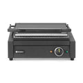 HENDI Kontaktgrill Panini Schwarz – gerippt, 2,2 kW