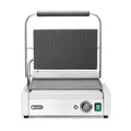 Kontaktgrill - Panini, HENDI, oben gerillt, unten glatt, 230V/2200W, 430x370x H 210mm HENDI
