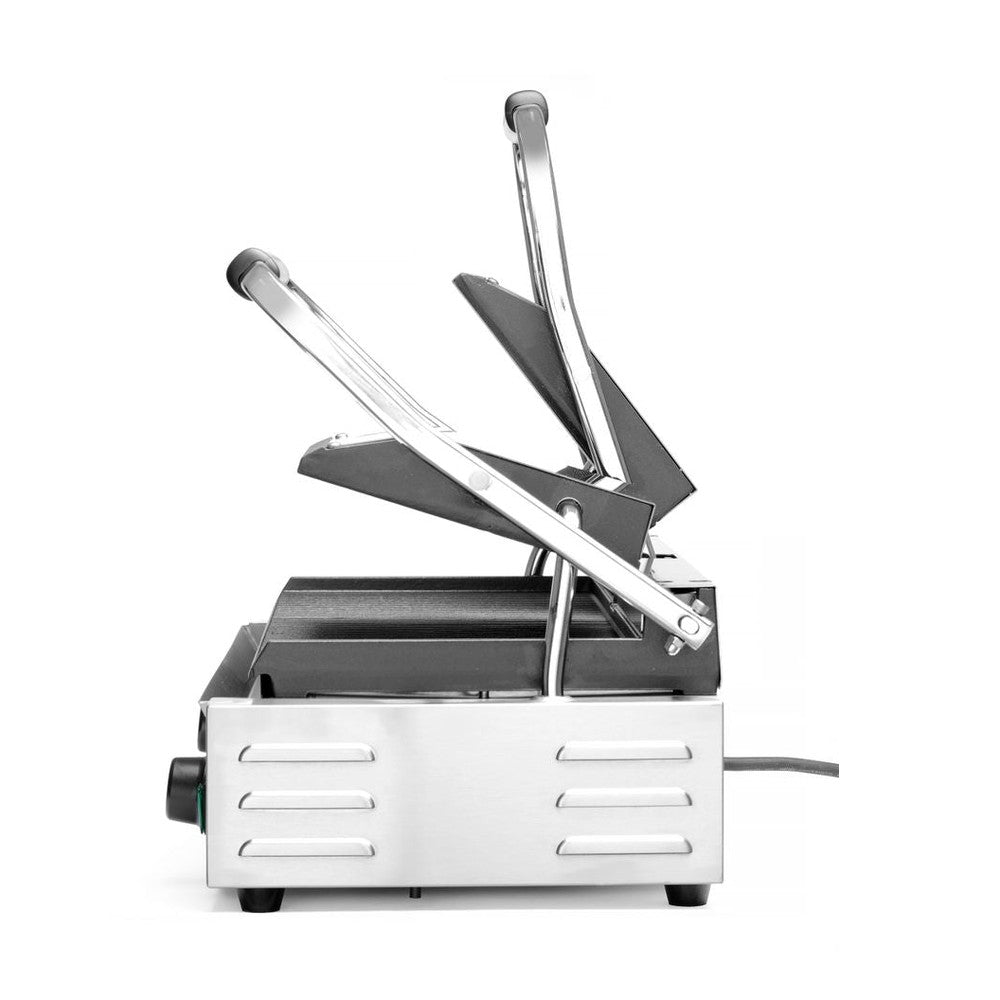 Kontaktgrill - Doppelversion, gerillte Ausführung, HENDI, oben und unten gerillt, 230V/3600W, 570x395x H 510mm HENDI