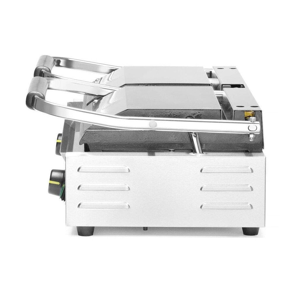 Kontaktgrill - Doppelversion, HENDI, oben gerillt, unten glatt, 230V/3600W, 570x395x H 510mm HENDI