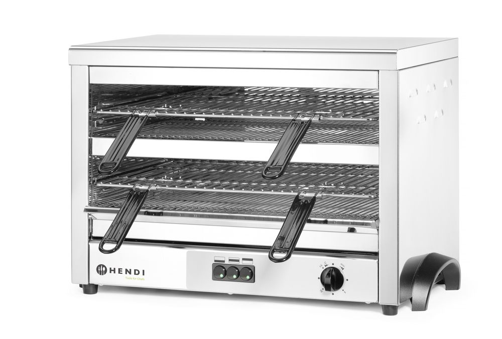 HENDI Quarz-Salamander MAXI GN 1/1 – 9 Quarz-Heizelemente, 400 V HENDI