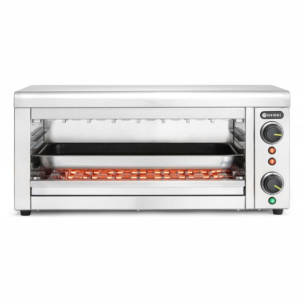 Salamander mit Quarz-Infrarotheizelement, HENDI, 230V/3645W, 689x397x H 318mm HENDI