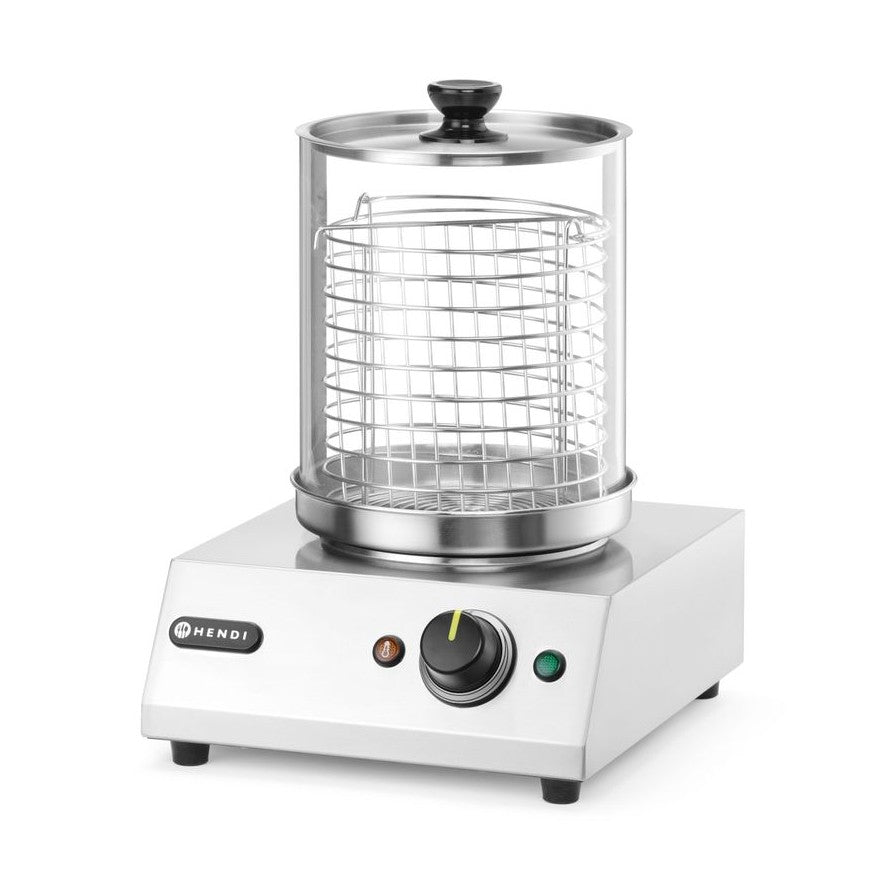 HENDI Wurstwärmer – 230 V, 450 W, 30–100 °C, Glasbehälter HENDI