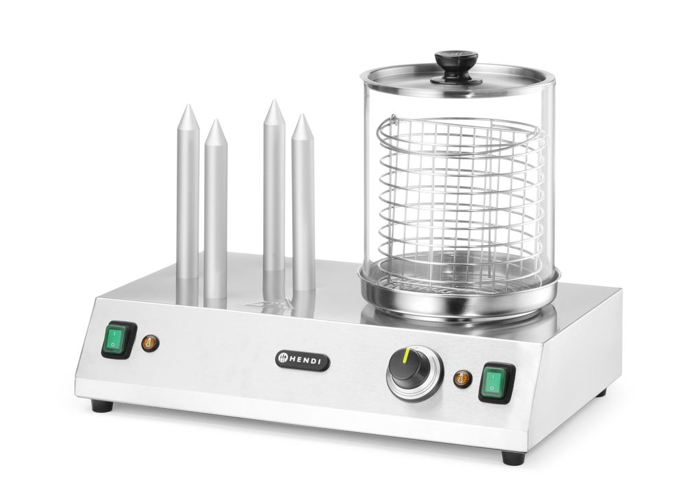 HENDI Würstchen- und Hotdog-Brötchenwärmer – 550 W, bis 100 °C