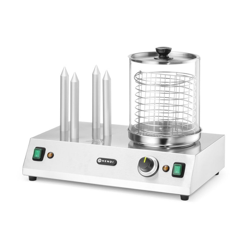 HENDI Würstchen- und Hotdog-Brötchenwärmer – 550 W, bis 100 °C